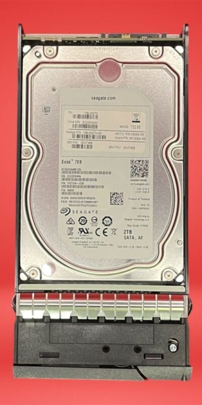 Seagate Exos 7E8 ST2000NM0125 2TB SATA 3.5" Internal Hard Drive W/ HDD Caddy