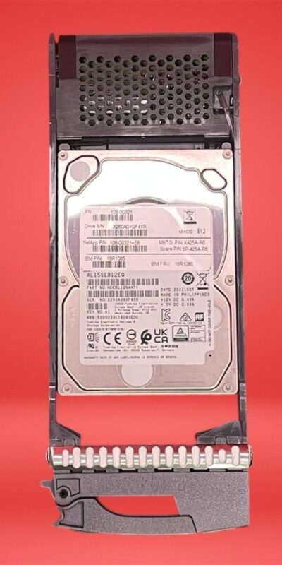 Toshiba NetApp 1.2TB 2.5" 10K 12G SAS HDD 108-00321+E1 AL15SEB12EQ with Caddy