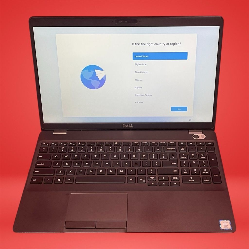 Dell Latitude 5500 15.6" Intel Core i7-8665U 1.9GHz 16GB RAM 256GB SSD Win11 Pro