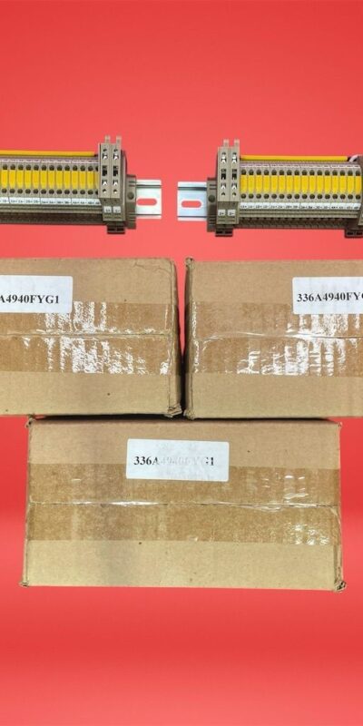Lot of 5 Comprehensive 336A4940FYG1 DIN Rail Terminal Block Kit Set with Rail