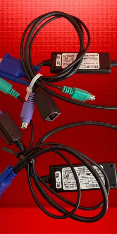 Lot 2x Dell 0K9442 System Interface POD SIP A00 KVM Server Adapter