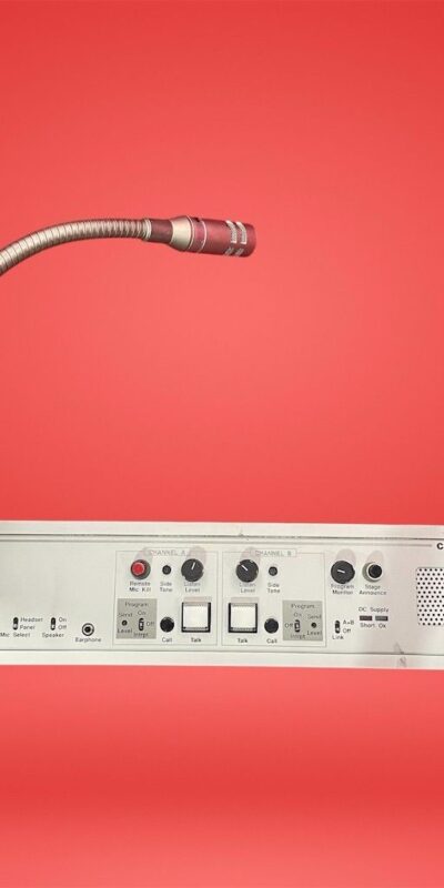 Clear-Com MS-222 2-Channel Rackmount Main Station with Mic & Speaker