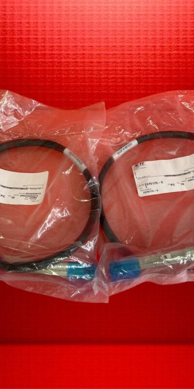 Lot 2 TE Connectivity Mini SAS HD SFF-8643 0.89m 30AWG Cable 2375175-5 NEW