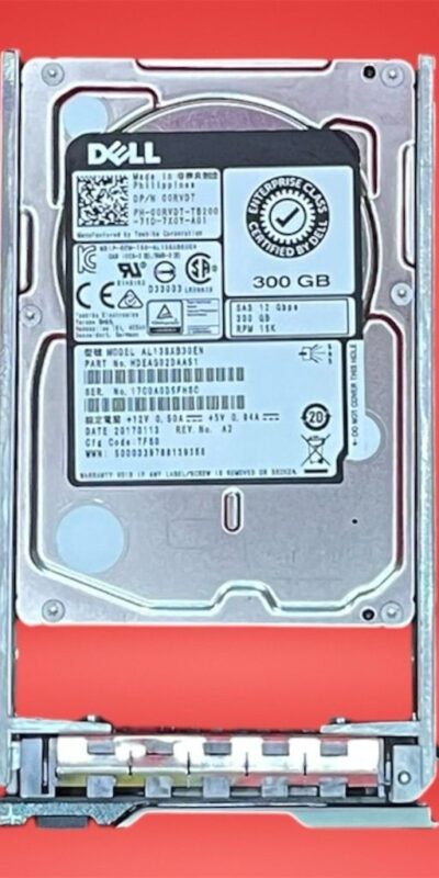 Dell 300GB SAS 15K RPM Hard Drive PCI Form Factor