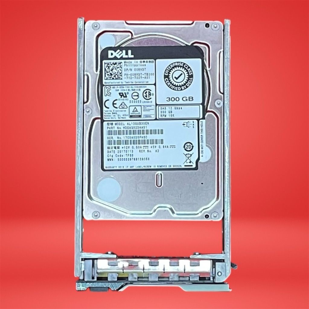 Dell 300GB SAS 15K RPM Hard Drive PCI Form Factor