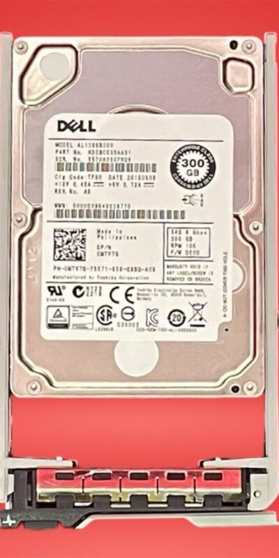 Dell 300GB 10K RPM 2.5" SAS Hard Drive 0MTV7G