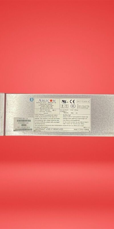 Supermicro 800 W HotSwap Redundant Server Power Supply PWS-801-1R
