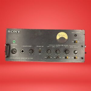 Sony VA-500 VTR Playback Adaptor Black Analog Headphone Jack Output