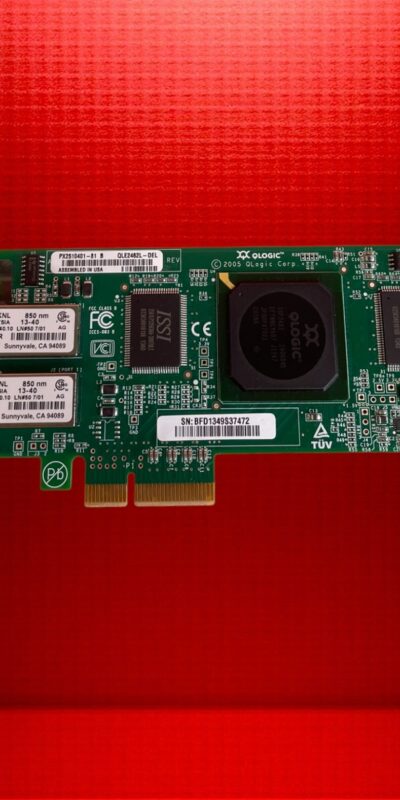 Dell QLogic QLE2462 4Gbps Dual-Port Fibre Channel HBA Low-Profile PCI-X Adapter