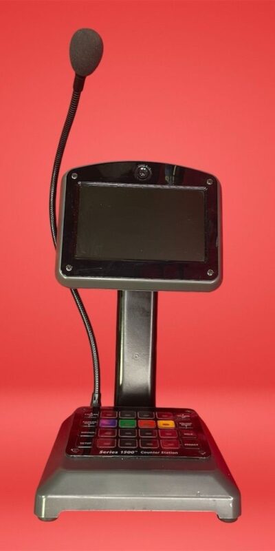 Audio Authority 1500A Counter Station Intercom + 1502L Video Monitor