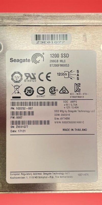 CungSu Seagate 1200 200GB 2.5" SAS Internal SSD