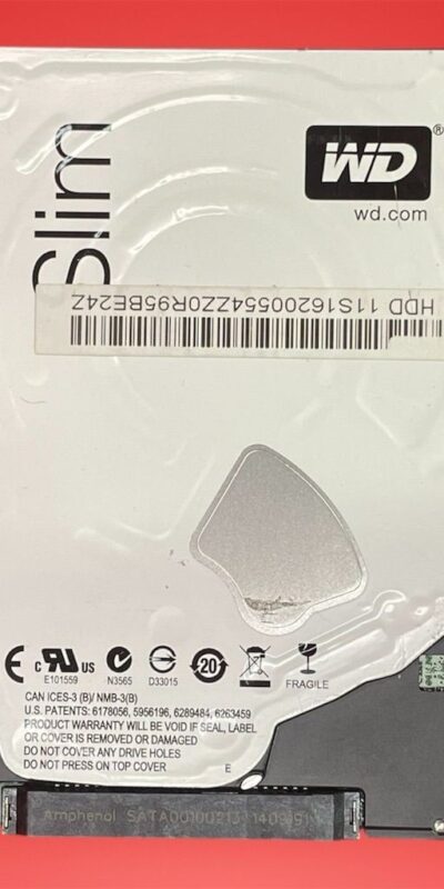Western Digital WD10SPCX WD Blue 1TB 2.5" SATA III Slim Hard Drive HDD