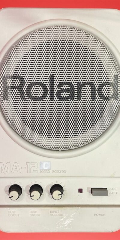 Roland MA-12C Stereo Micro Monitor Speaker Black Compact Powerful Sound