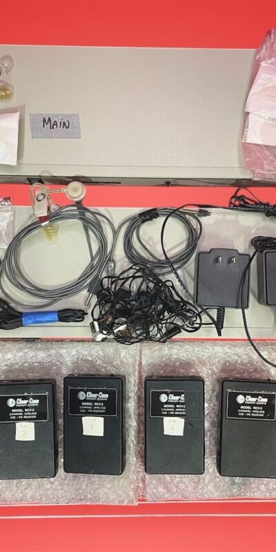 ClearCom UPX-10 Transmitter,UPX-10 Wireless Cue/IFB Transmitter 6xRCV-2 Receiver