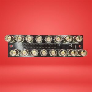 Telect 16-Port BNC Coaxial Patch Panel for Broadcast & Data Centers