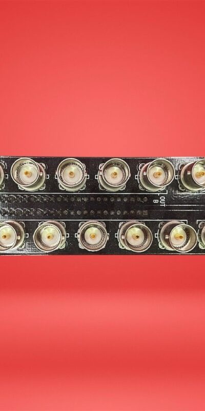 Telect 16-Port BNC Coaxial Patch Panel for Broadcast & Data Centers