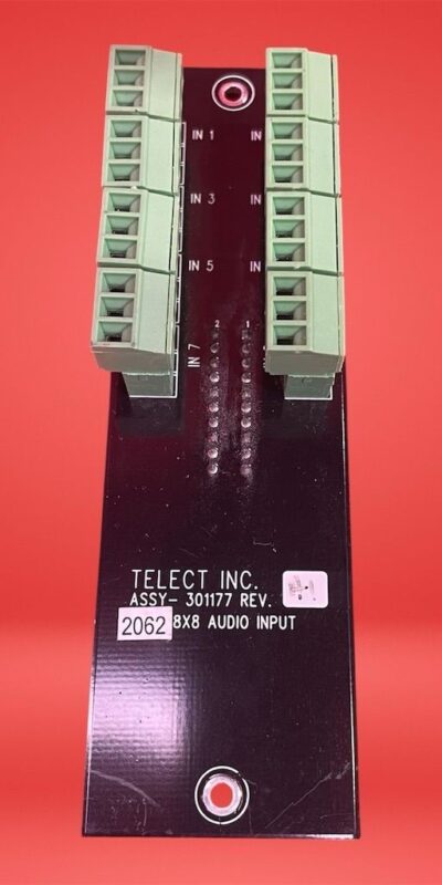 Telect 2062 8x8 Audio Input Module ASSY-301177 Rev. A1