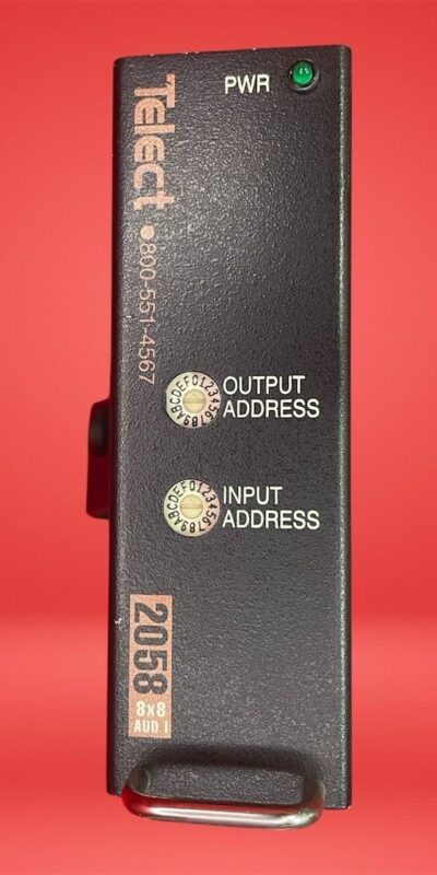 Telect 2058 8x8 Audio I Audio Looping PCB Card Circuit Board 800-551-4567