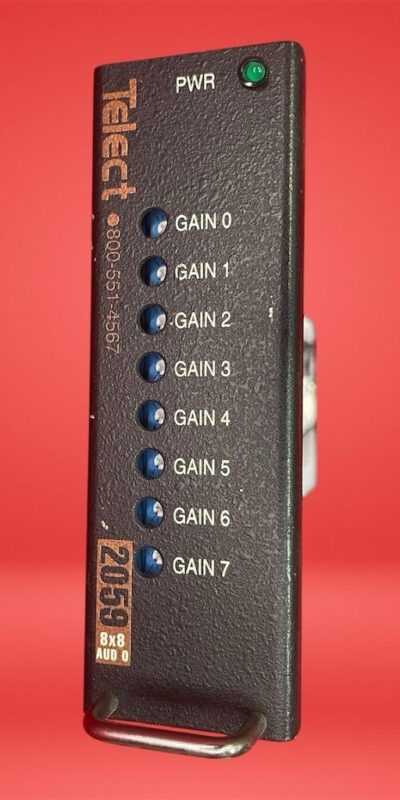 Telect 2059 8x8 Audio Gain Control Circuit Board Module 800-551-4567