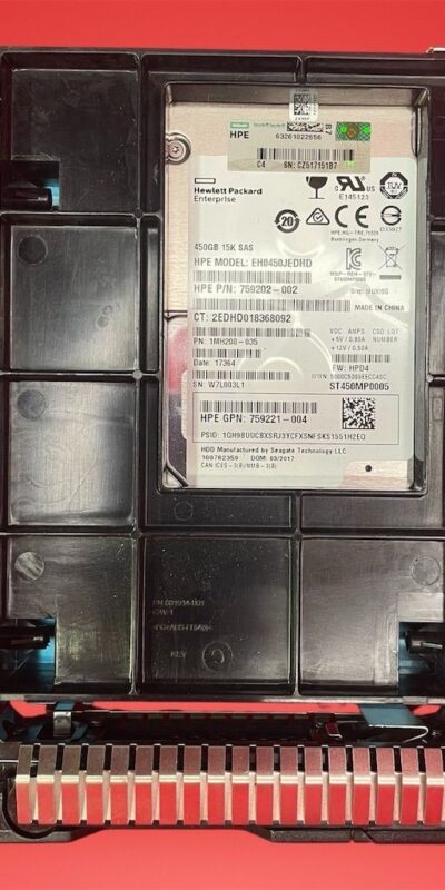 HP EH0450JEDHD / 759202-002 450GB 15K 12G 2.5" SAS SC HDD