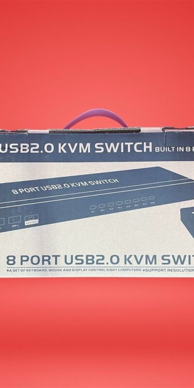 MT-VIKI KVM Switch 8 Port, 8X1 Rackmount KVM Switch VGA MT-801UK-L