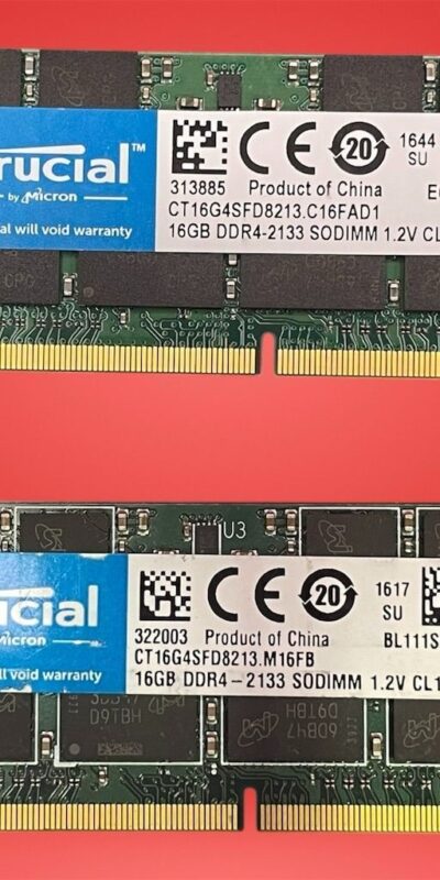 Crucial 32 MB (2x16GB) DDR4 2133MHz SODIMM RAM Memory Kit Different Models