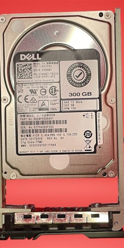 DELL AL14SEB030N 300GB SAS SAS3 HDD 2.5" 12Gbps 10K SFF Hard 3NKW7
