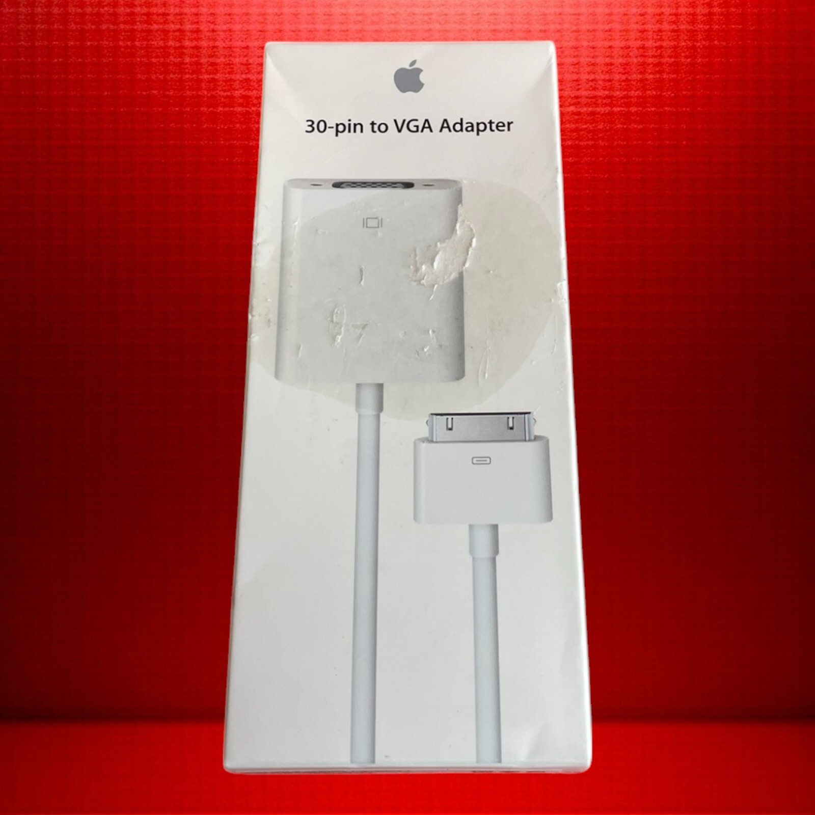 Genuine Apple 30-Pin to VGA Adapter MC552ZM/B iPad iPhone iPod New Sealed