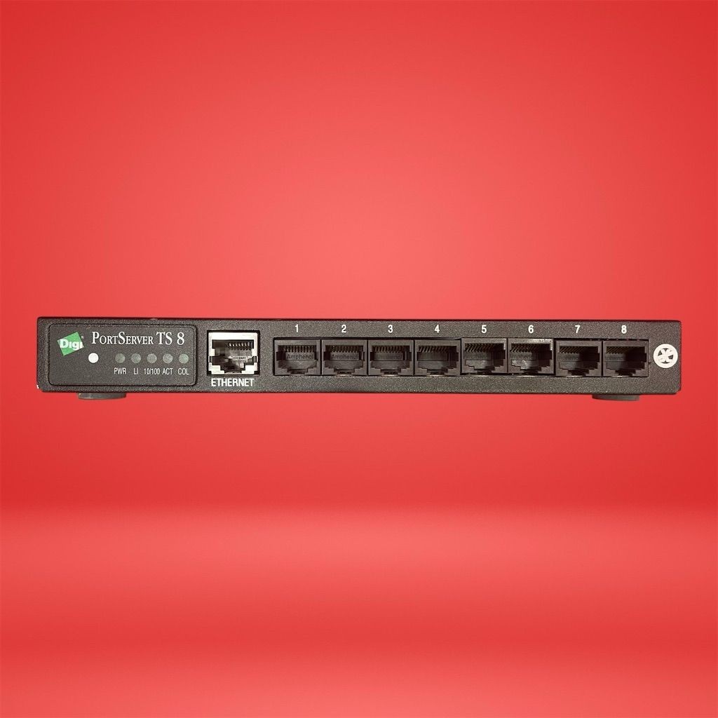 Digi 50001208-01 PortServer TS 8 Terminal Server RS-232 RJ-45