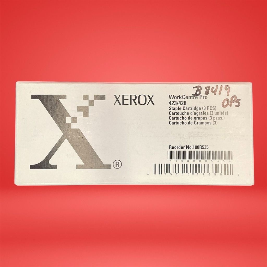 Xerox 108R535 WorkCentre Pro 423/428 Staple Cartridge 3 Pack