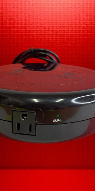 OfficeSource OSF1500BLK Qi Wireless Charger Power Hub Surge Protector USB, Black