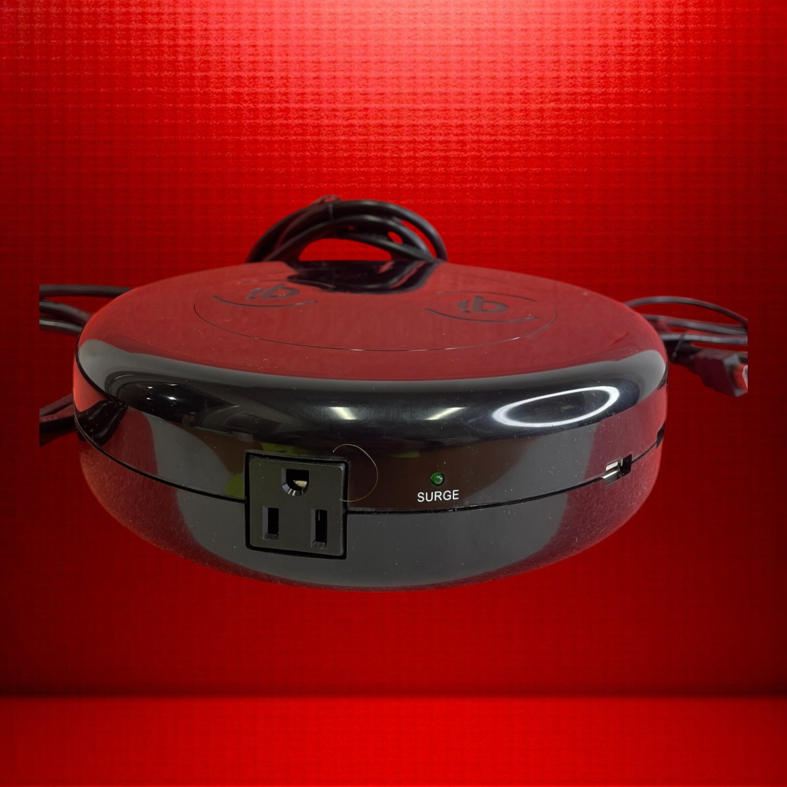 OfficeSource OSF1500BLK Qi Wireless Charger Power Hub Surge Protector USB, Black