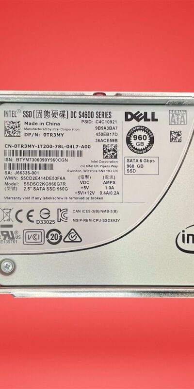 DELL Intel SSDSC2KG960G7R S4600 960GB SATA 6Gbps Mix Use 2.5'' SSD TR3MY