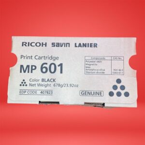 Ricoh Savin Lanier 407823 MP 601 Black Print Cartridge - Genuine