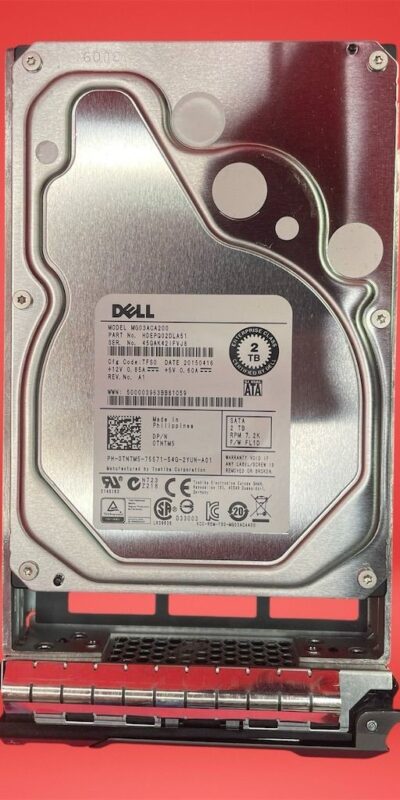 DELL MG03ACA200 2TB 3.5" 7200 RPM SATA HDD HARD DRIVE TNTM5 SATA