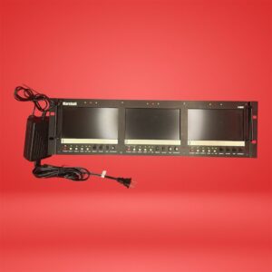 Marshall V-R63P-B VR63PB Triple LCD Tilting Rack Mounted Matrix Monitor T022
