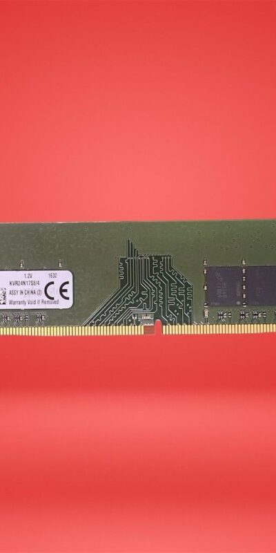 Kingston 4GB DDR4 2400MHz DIMM Desktop Memory RAM Non-ECC KVR24N17S8/4