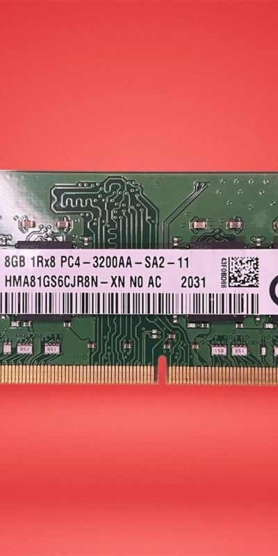 SK HYNIX HMA81GS6CJR8N-XN 8GB 3200 DDR4 1Rx8 PC4-3200AA 260Pin LAPTOP RAM