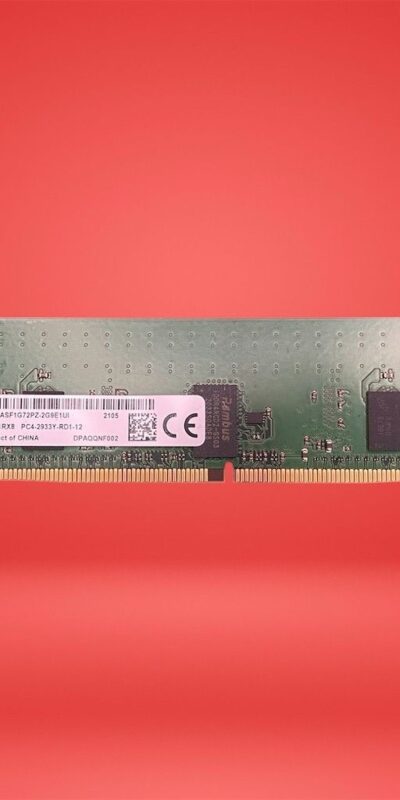 Micron MTA9ASF1G72PZ-2G9E1UI 8GB PC4-2933Y RDIMM ECC Memory Module 288-Pin
