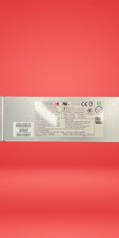 Supermicro PWS-1K62P-1R 1620 Watt Switching Power Supply 80 Plus Platnium