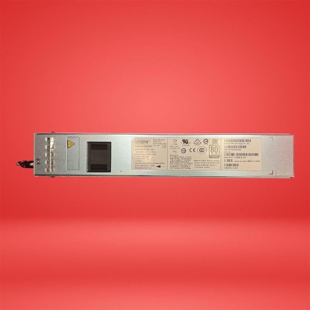 Cisco NXA-PAC-1100W-B Power Supply PSU 1100W 341-0522-01