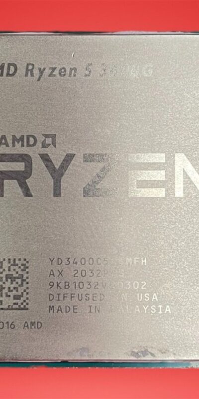 AMD Ryzen 5 3400G 4-Core 3.7GHz Desktop Processor AM4 Socket