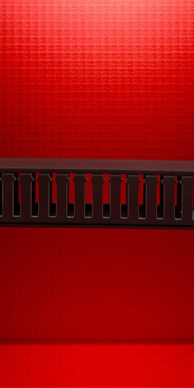 WMBP1 Horizontal Wire Manager Single-Sided 1U, 1.5" x 3.0", Black