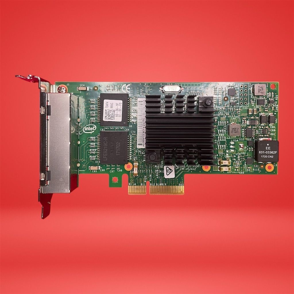 Dell T34F4 Intel I350-T4 Quad Port RJ-45 Ethernet Network Adapter Low Profile