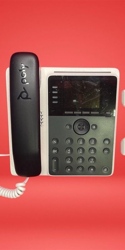 Poly Edge E220 Corded Desktop Phone 2201-86990-001