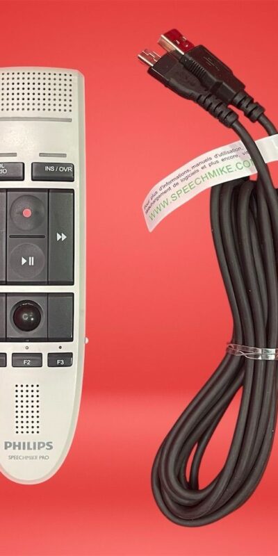 Philips SpeechMike Pro USB Noise-Canceling Dictation Microphone W/ Mini USB