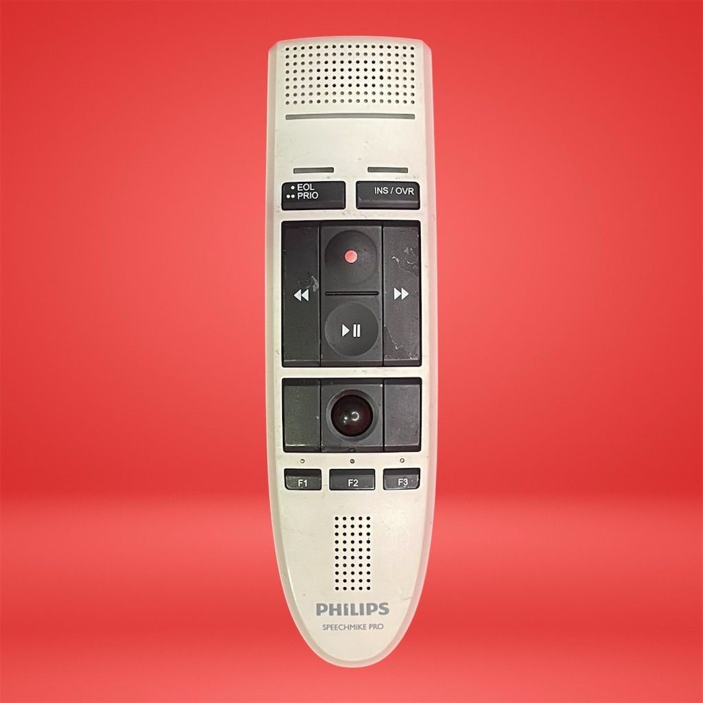 Philips SpeechMike Pro LFH3200 USB Dictation Microphone Ergonomic W/O Mini USB