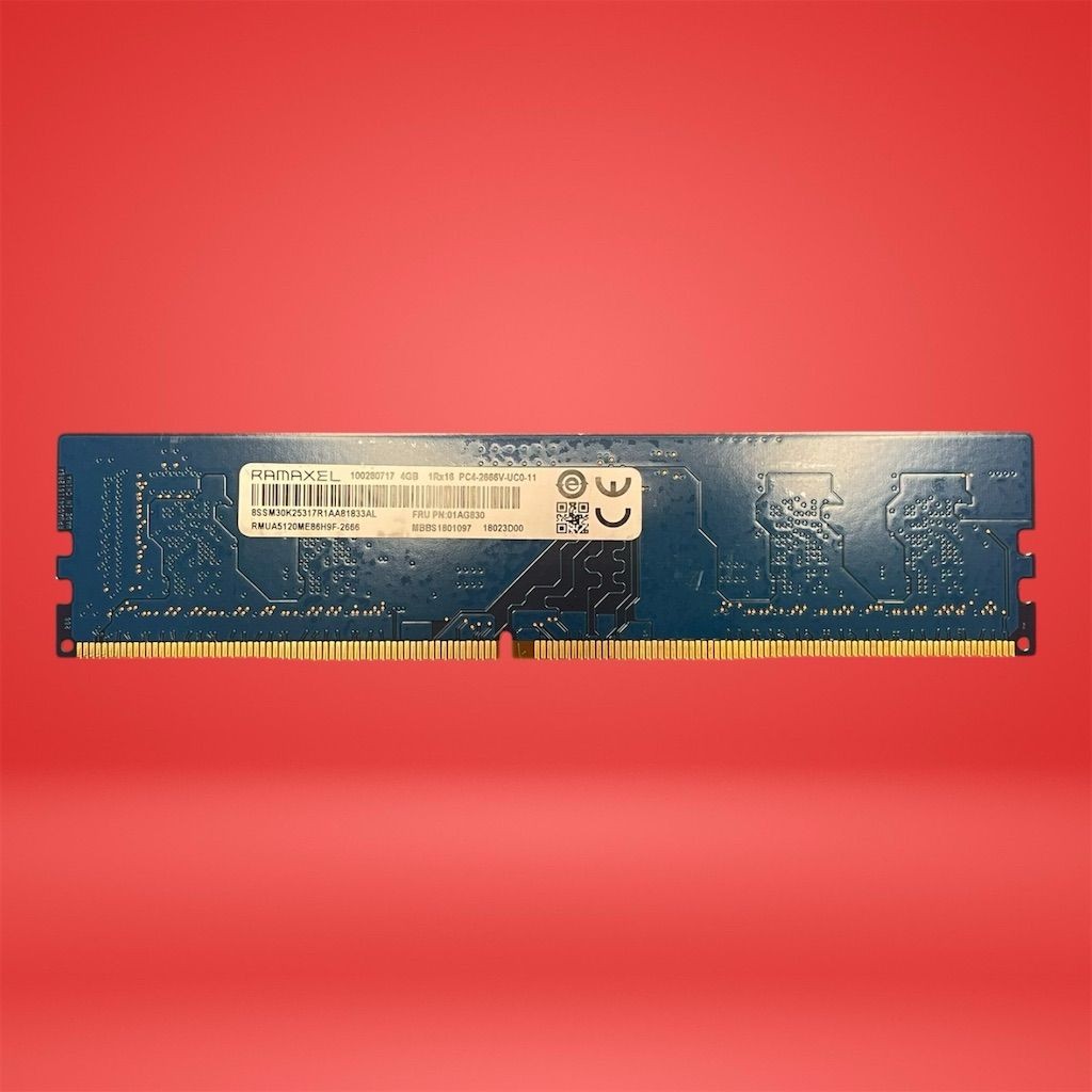 Ramaxel 4GB DDR4 UDIMM Desktop RAM PC4-2666V Memory Module RMUA5120ME86H9F-2666
