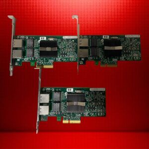 Lot of 3 HP Dual-Port 1Gbp/s Gigabit Server Adapter High Profile HSTNS-BN16
