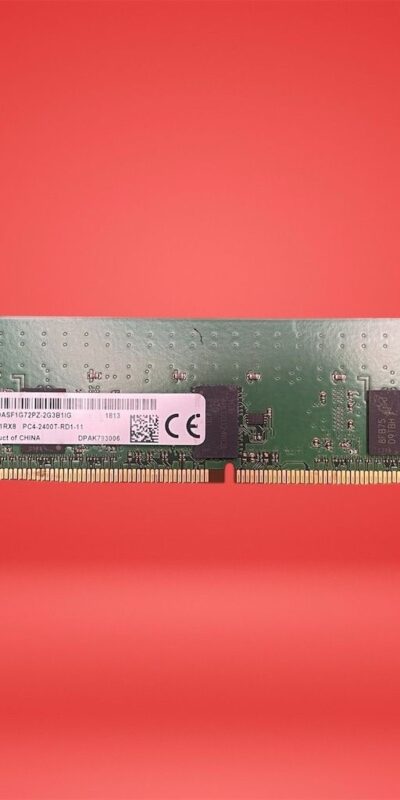 Micron 8GB DDR4 ECC Server Memory PC4-2400T RDIMM Module MTA9ASF1G72PZ-2G3B1IG